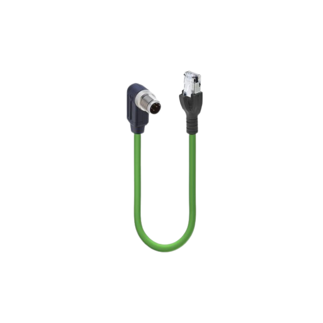 M12 - D-Coded Fast ethernet CAT5E Double-ended cordset RJ45 - male right angled_29167_category_image
